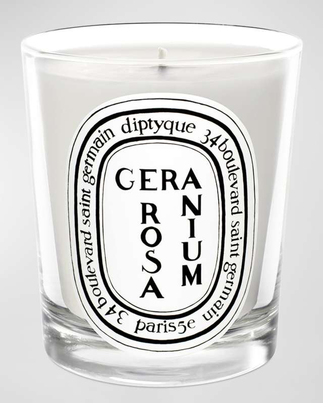 Geranium Rosa (Rose) Scented Candle, 6.5 oz.